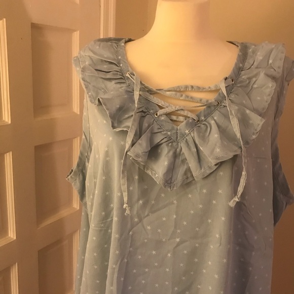 Avenue Dresses & Skirts - Sleeves cotton light weight denim dress. NWOT